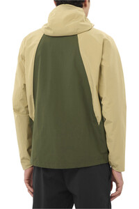 Salomon chaqueta impermeable hombre OUTSCAPE 2L JKT CB M vista trasera