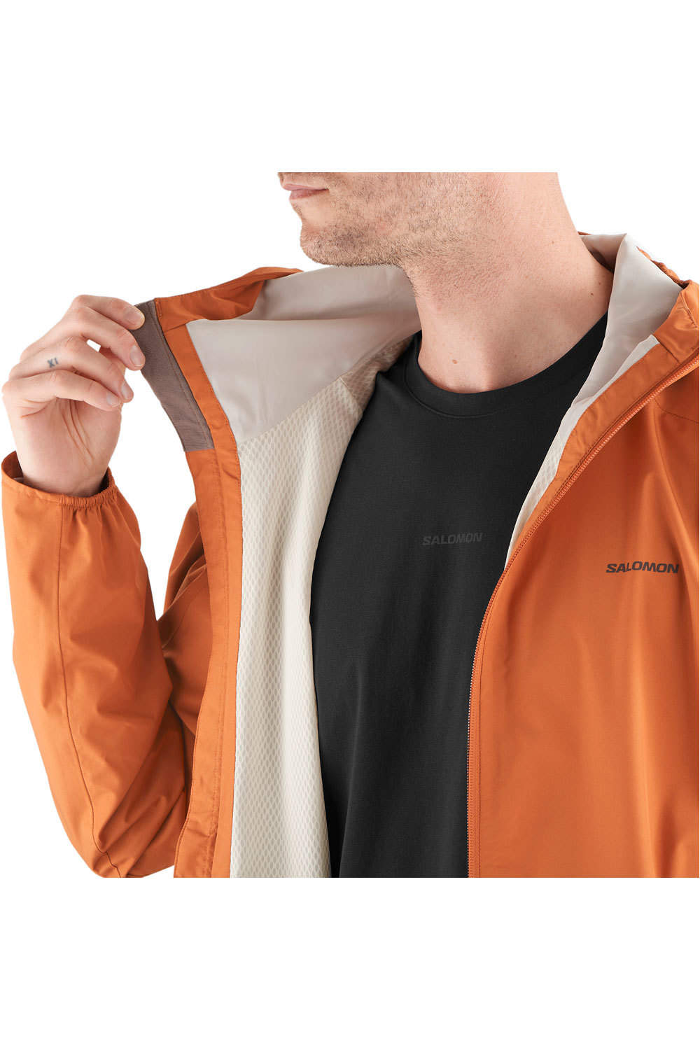 Salomon chaqueta impermeable hombre OUTSCAPE 2L JKT  SOL M 05