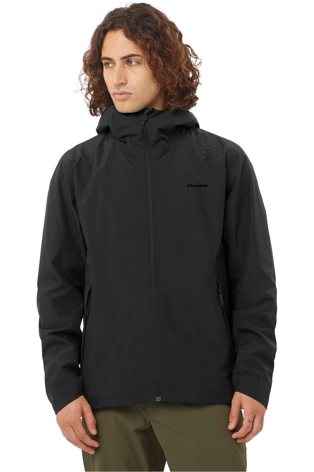 Salomon chaqueta impermeable hombre OUTSCAPE 2L JKT  SOL M vista frontal