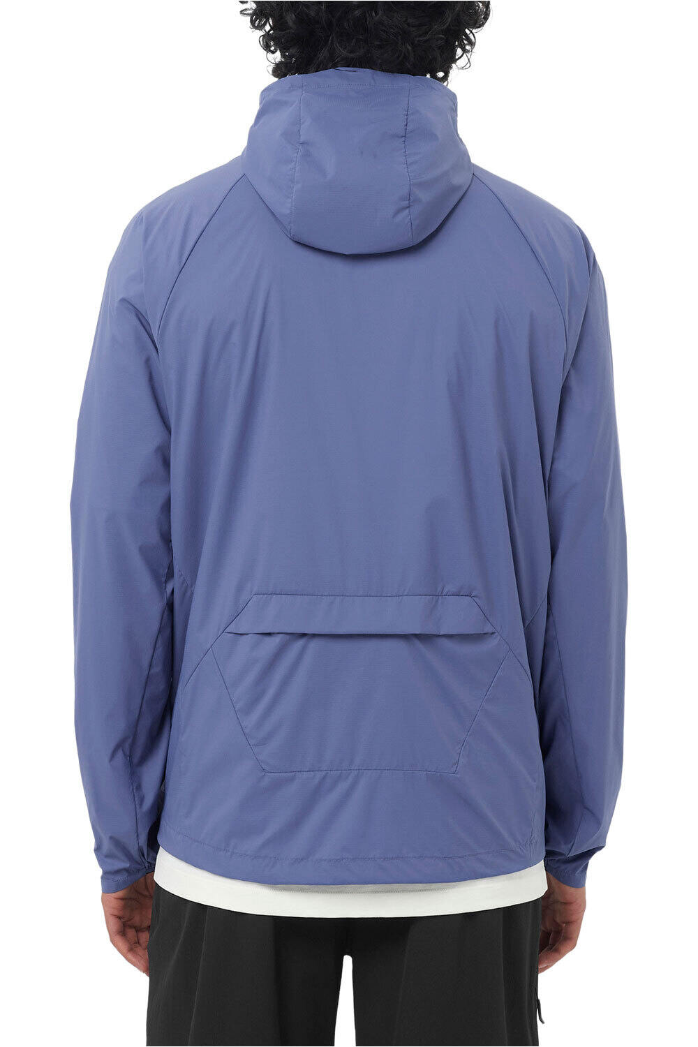 Salomon chaqueta impermeable hombre OUTWIND FZ JKT M vista trasera