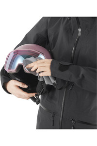 Salomon chaqueta impermeable mujer ABSOLUTE 3L JKT W vista detalle