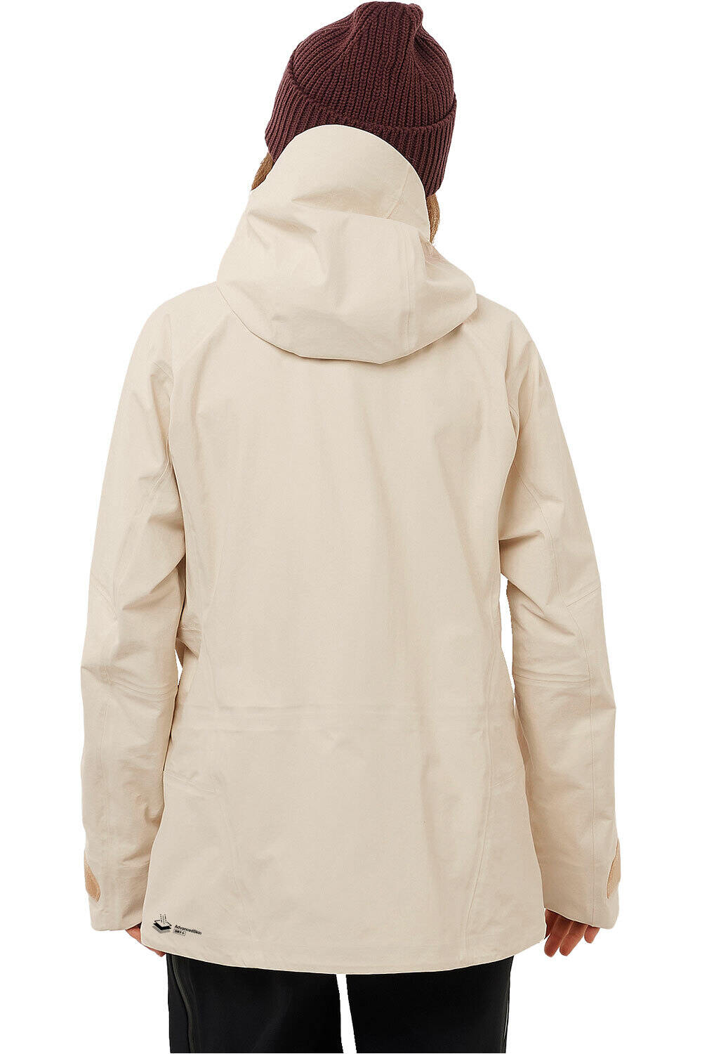 Salomon chaqueta impermeable mujer ABSOLUTE 3L JKT W vista trasera