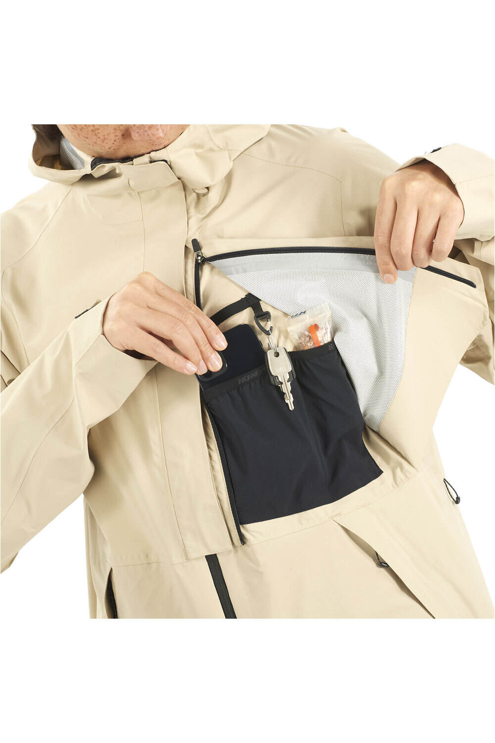 Salomon chaqueta impermeable mujer OUTERPATH 2.5L PRO JKT W 03