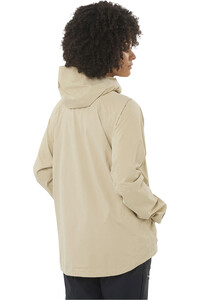 Salomon chaqueta impermeable mujer OUTERPATH 2.5L PRO JKT W vista trasera