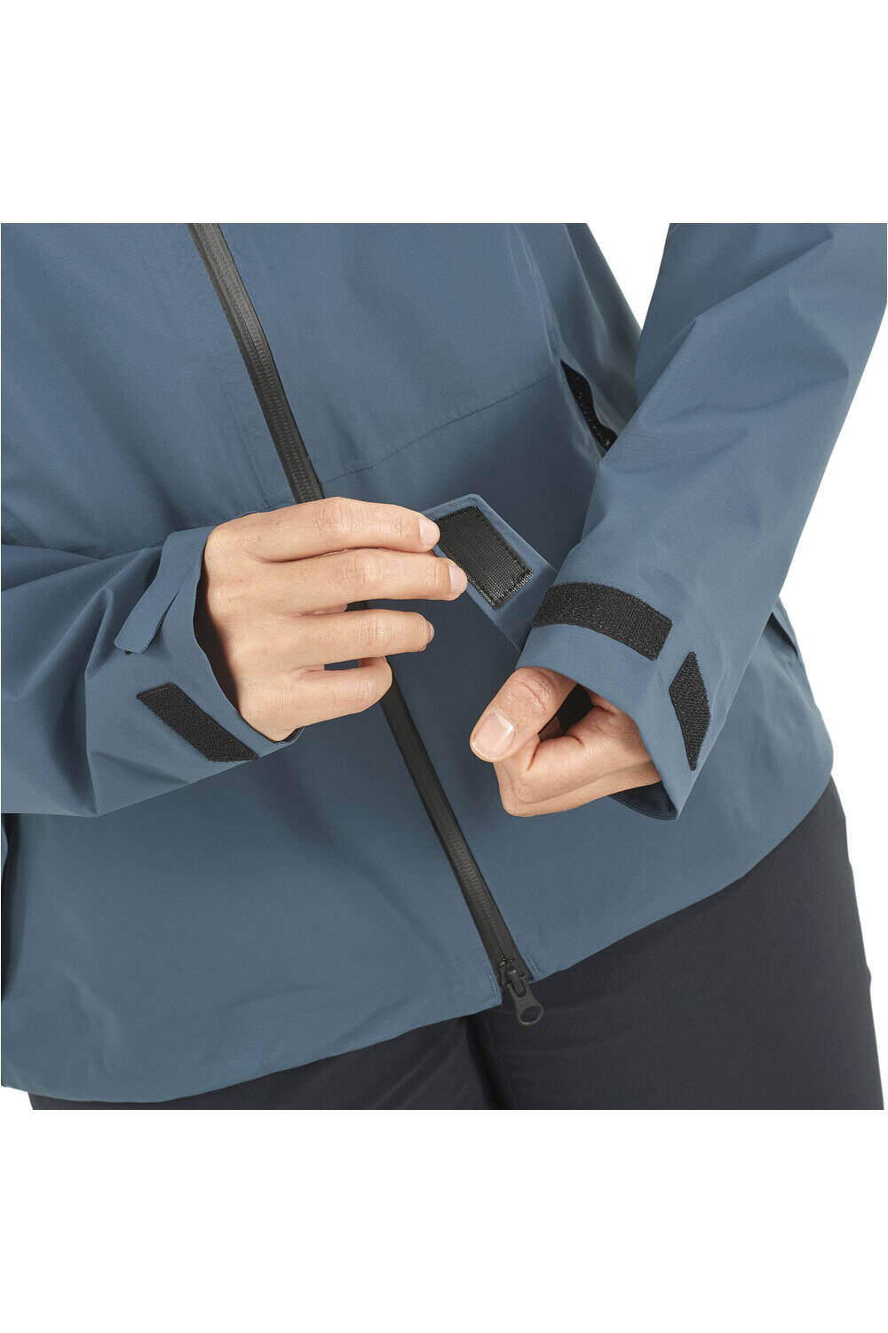 Salomon chaqueta impermeable mujer OUTERPATH 2.5L WP JKT W vista detalle