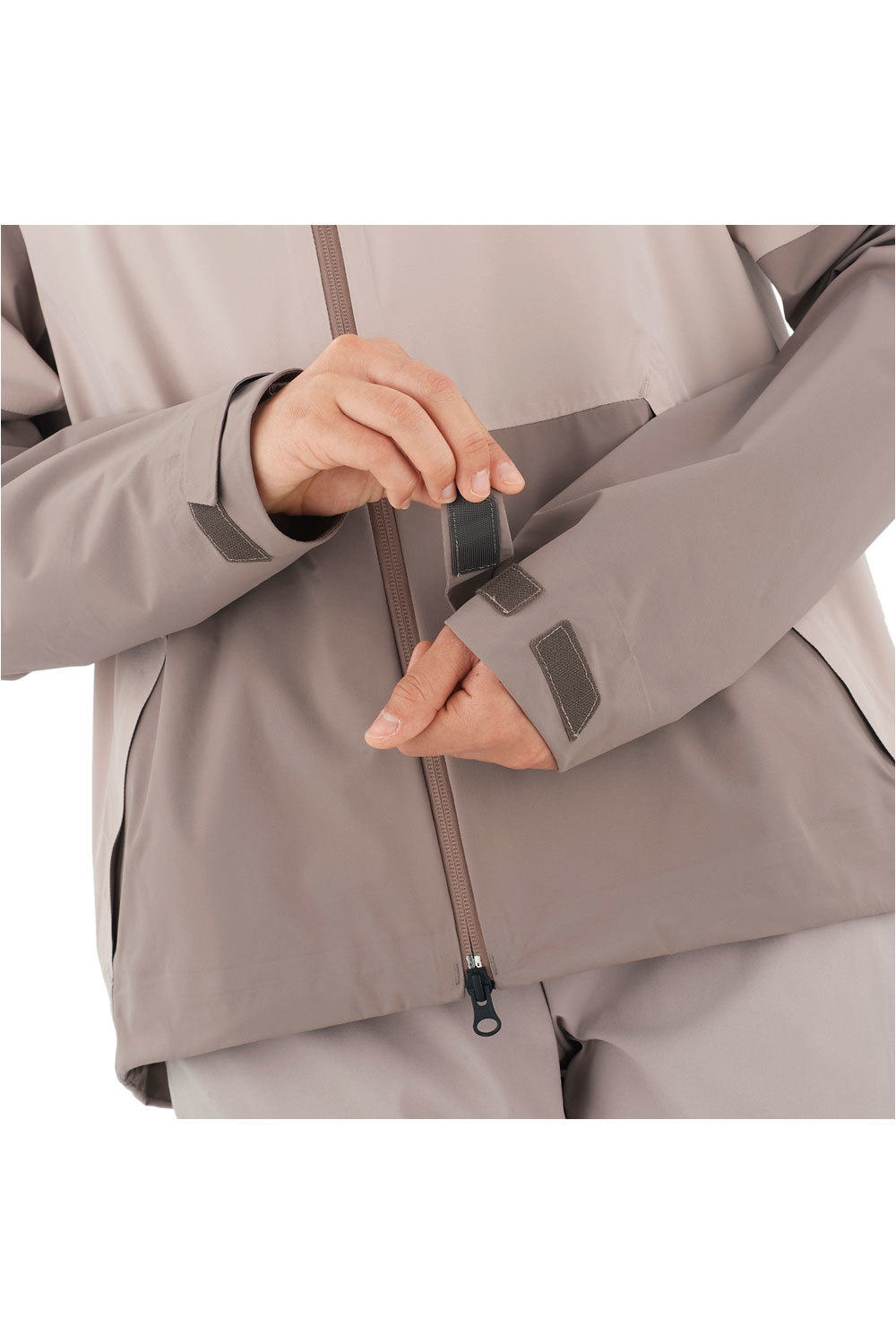 Salomon chaqueta impermeable mujer OUTERPATH 2.5L WP JKT W vista detalle