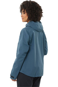 Salomon chaqueta impermeable mujer OUTERPATH 2.5L WP JKT W vista trasera