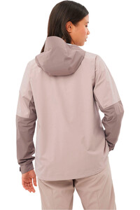 Salomon chaqueta impermeable mujer OUTERPATH 2.5L WP JKT W vista trasera