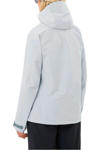 Salomon chaqueta impermeable mujer OUTLINE 3L GTX W vista trasera