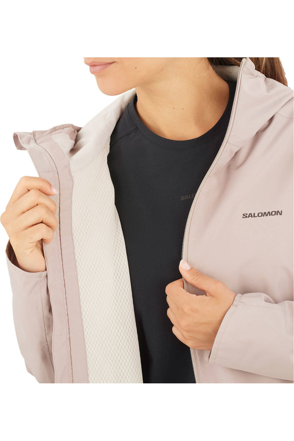 Salomon chaqueta impermeable mujer OUTSCAPE 2L LONG JKT S W 05