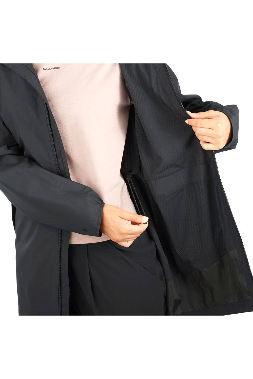 Salomon chaqueta impermeable mujer OUTSCAPE 2L LONG JKT S W 06