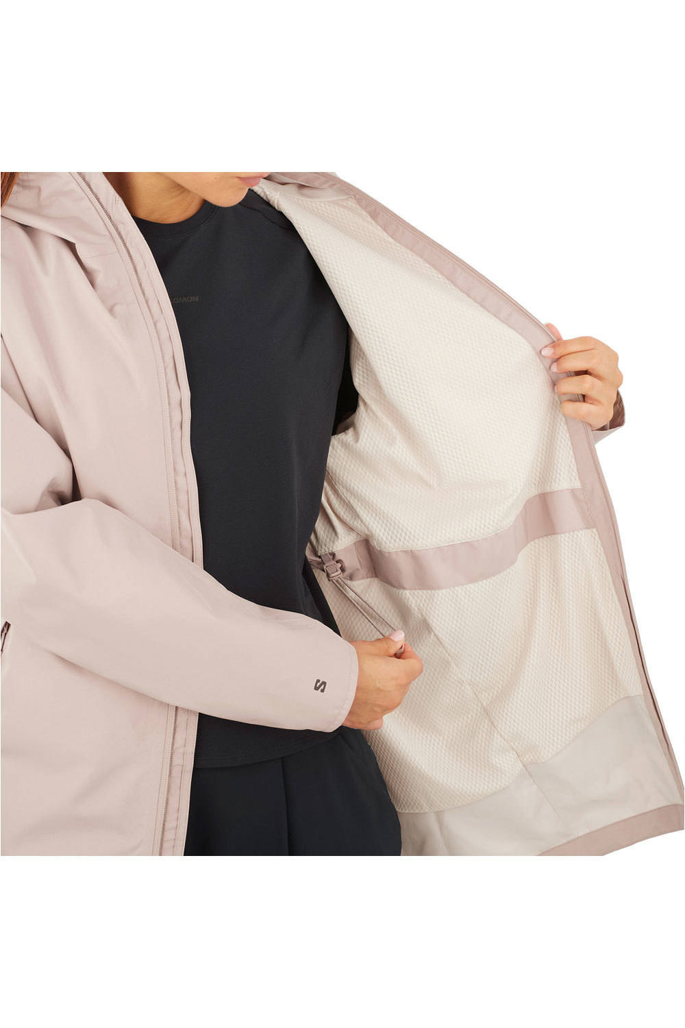 Salomon chaqueta impermeable mujer OUTSCAPE 2L LONG JKT S W 06