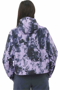 Salomon chaqueta impermeable mujer OUTSCAPE 2L SHORT JKT P W vista trasera