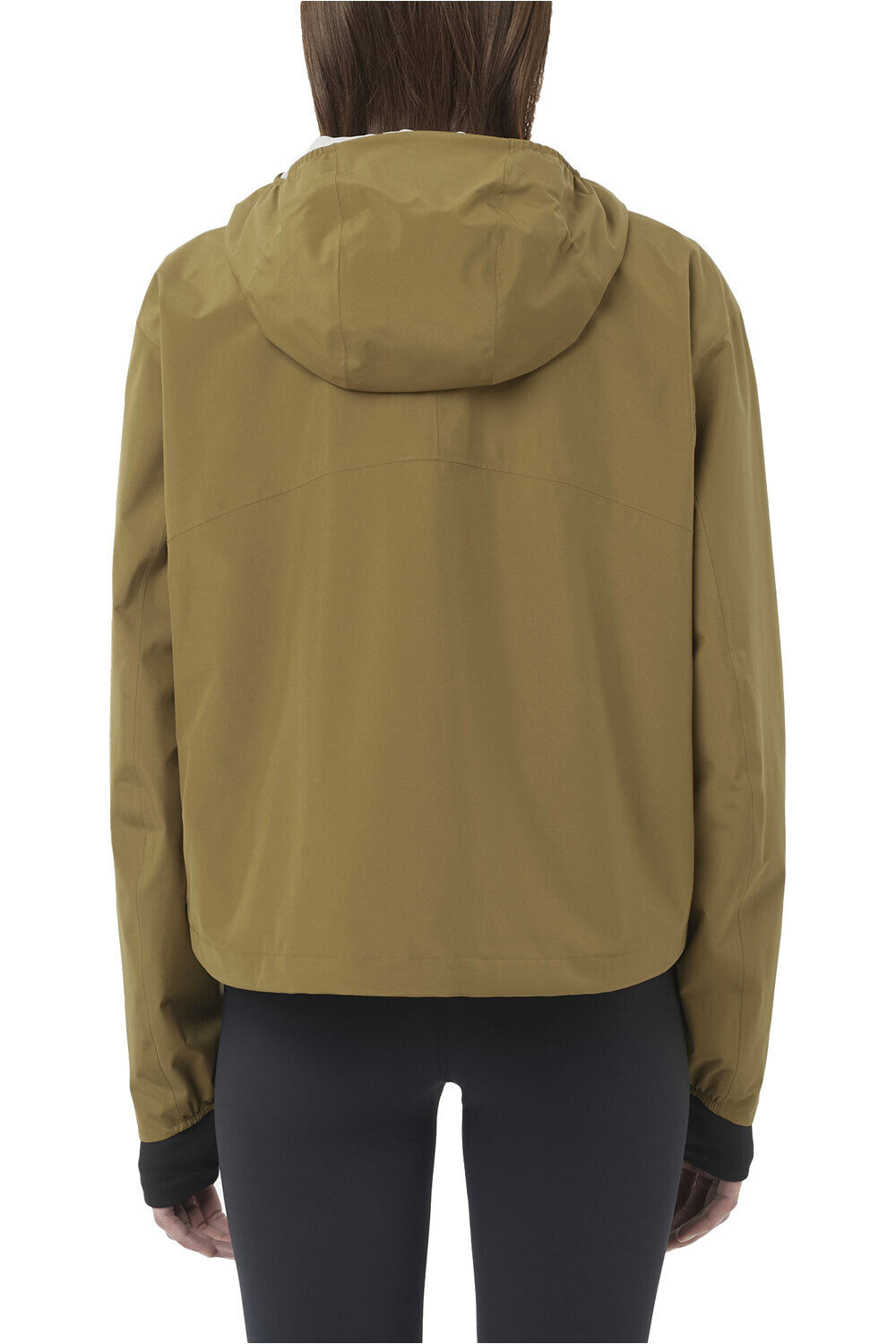 Salomon chaqueta impermeable mujer OUTSCAPE 2L SHORT JKT S W vista trasera