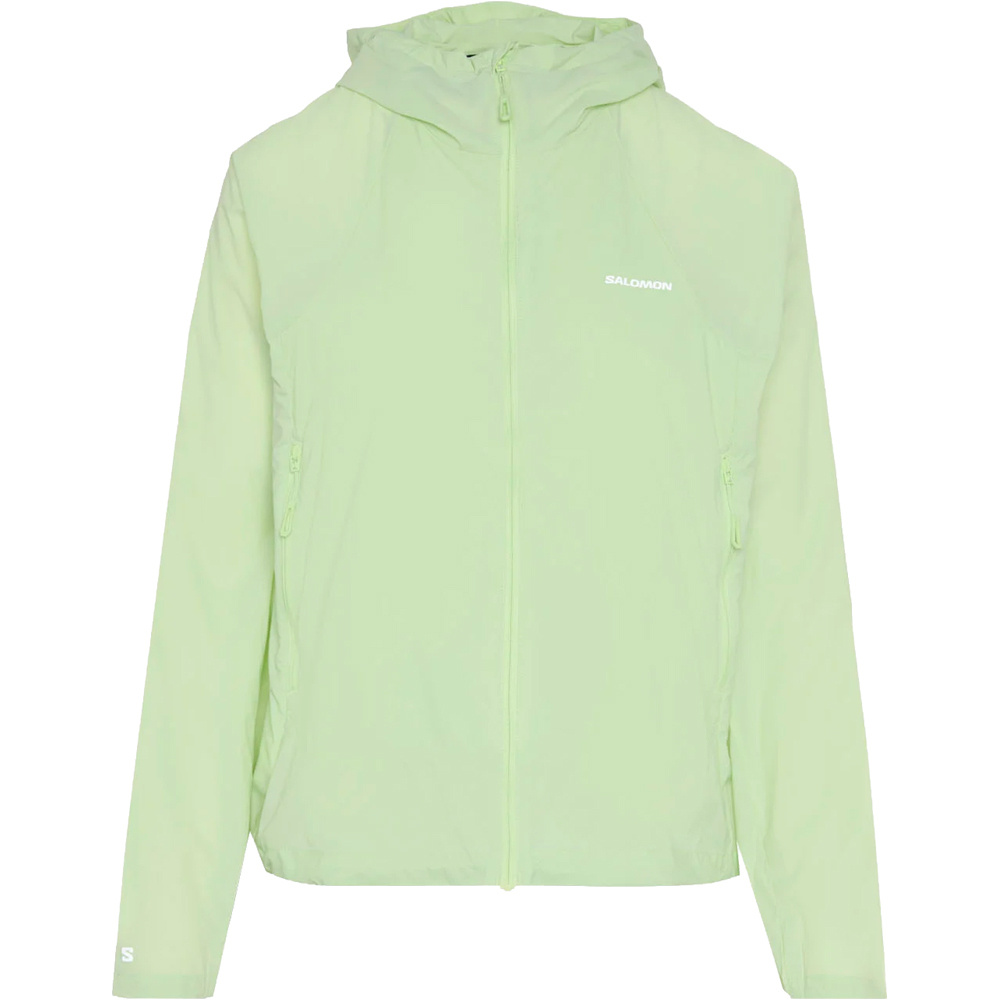 Salomon chaqueta impermeable mujer OUTWIND FZ JKT W vista frontal