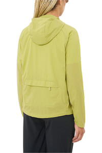 Salomon chaqueta impermeable mujer OUTWIND FZ JKT W vista trasera