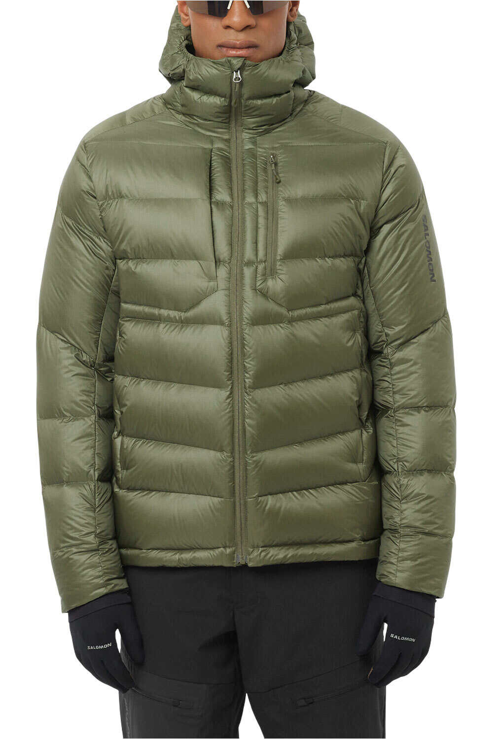Salomon chaqueta outdoor hombre ELIXIR ULTRA DOWN HD M vista frontal