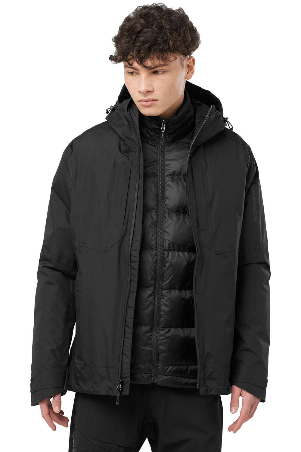 Salomon chaqueta outdoor hombre PATROLLER 3IN1 DOWN JKT M vista frontal