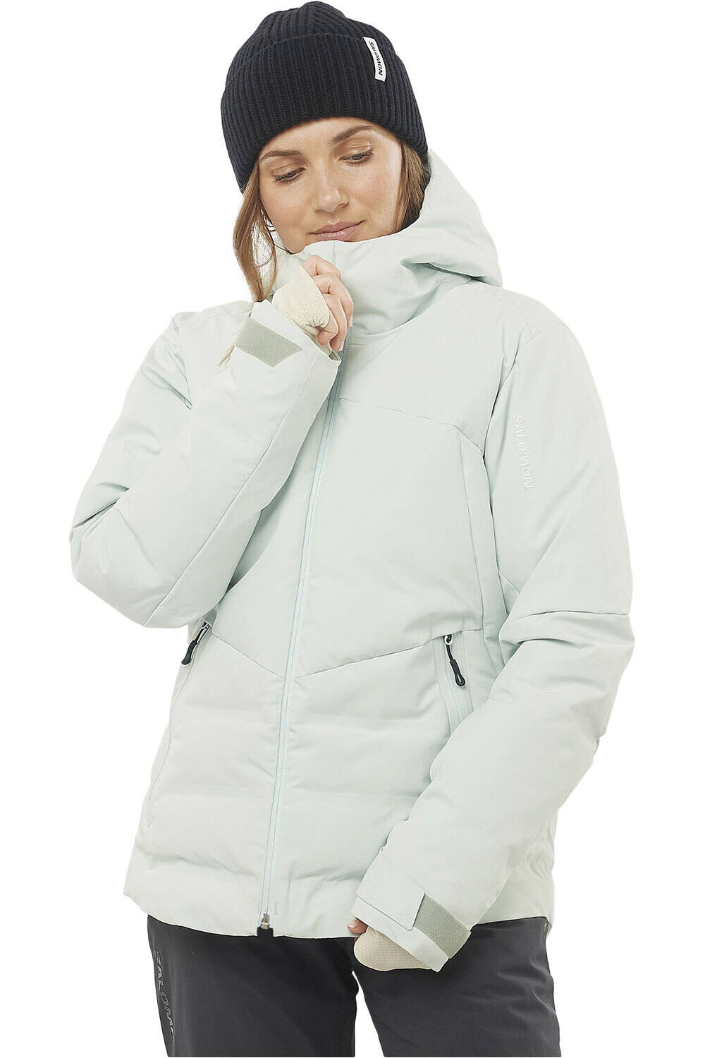Salomon chaqueta outdoor mujer ALPENFLOW DOWN JACKET W vista frontal