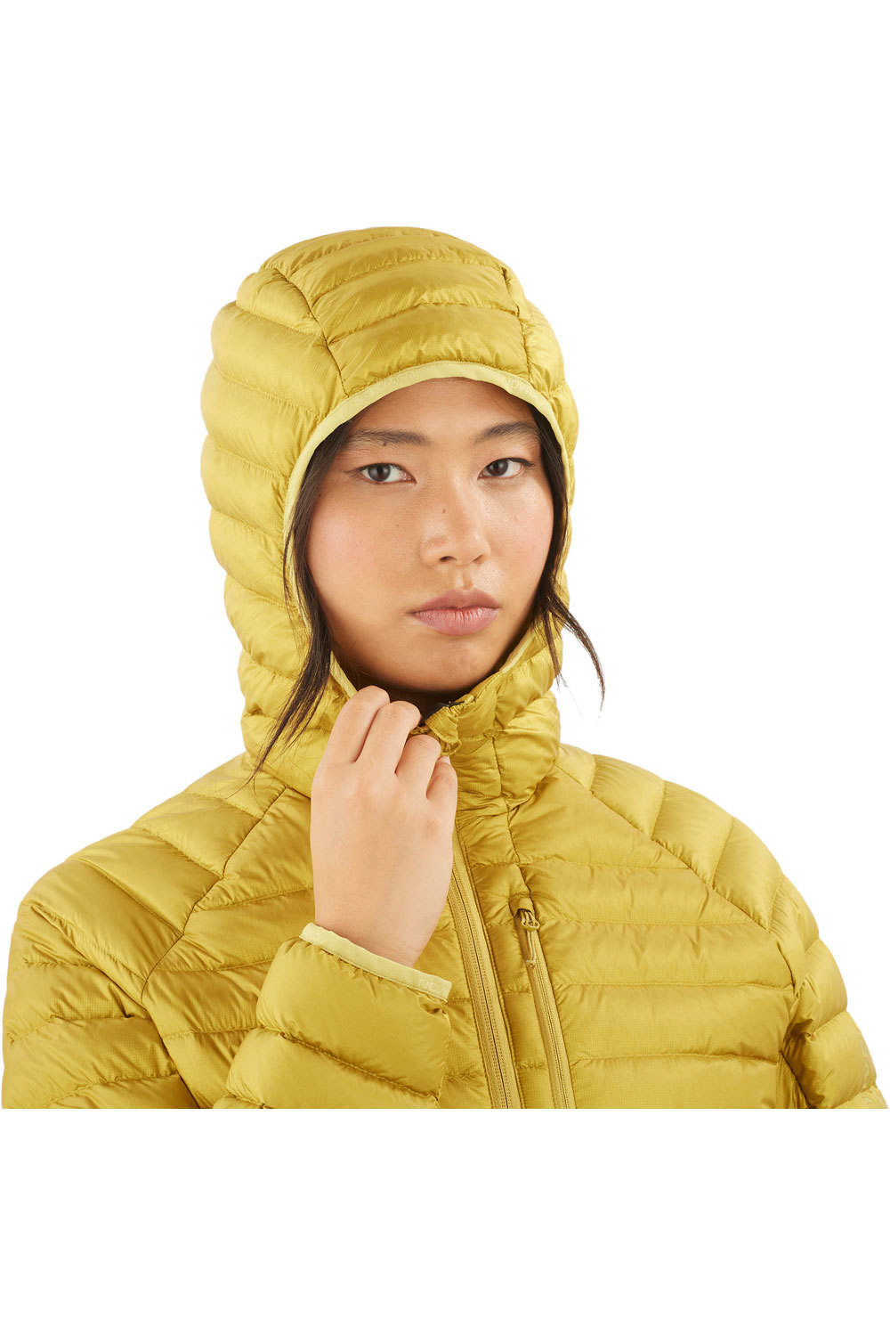 Salomon chaqueta outdoor mujer ELIXIR MICRO DOWN HD W vista detalle