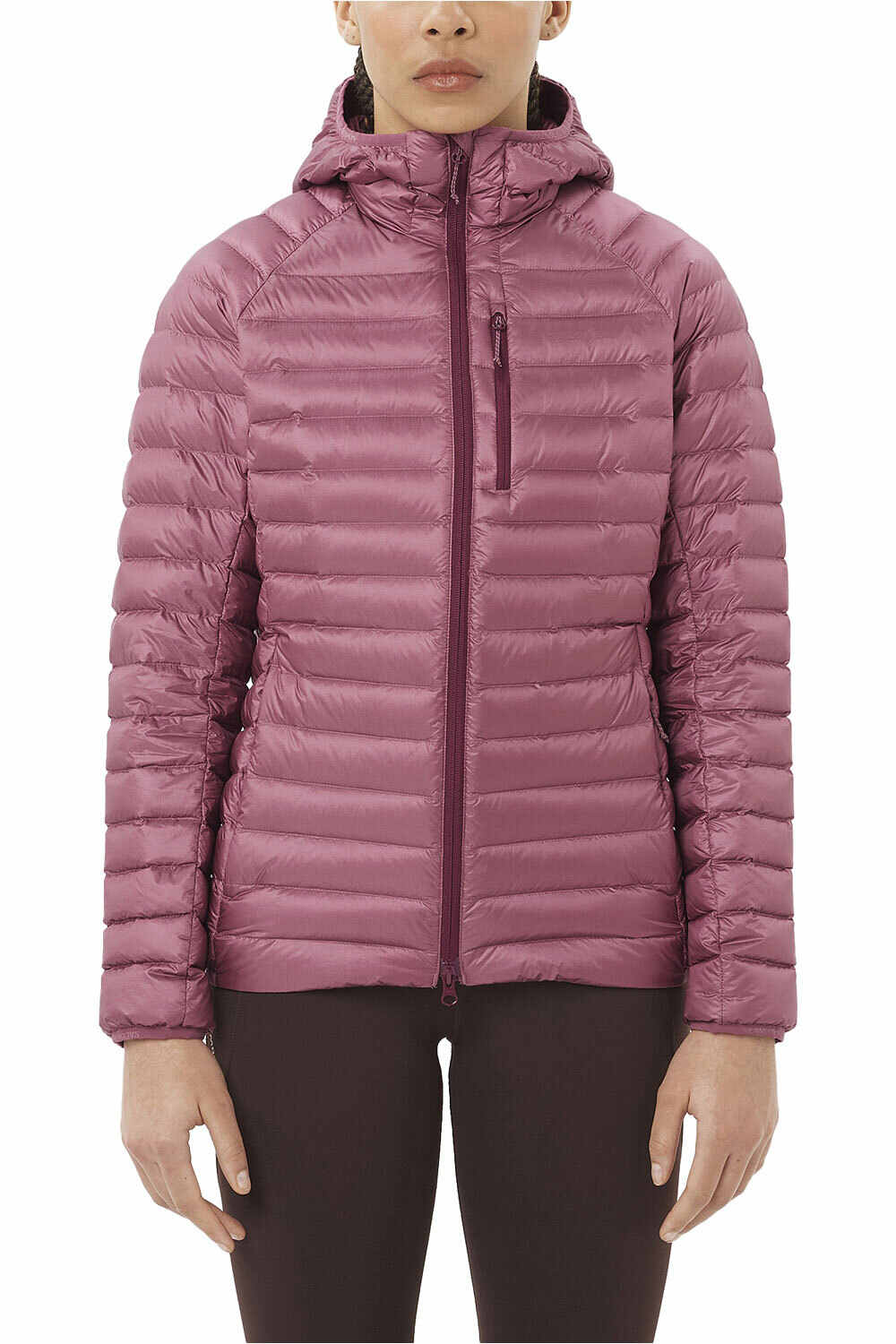 Salomon chaqueta outdoor mujer ELIXIR MICRO DOWN HD W vista frontal