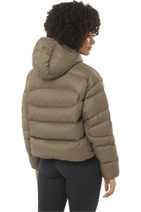 Salomon chaqueta outdoor mujer OUTLINE NOV CROP DOWN W vista trasera