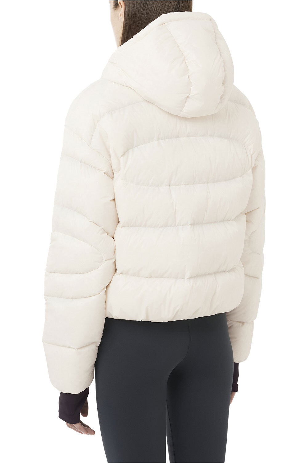 Salomon chaqueta outdoor mujer OUTLINE NOV CROP DOWN W vista trasera