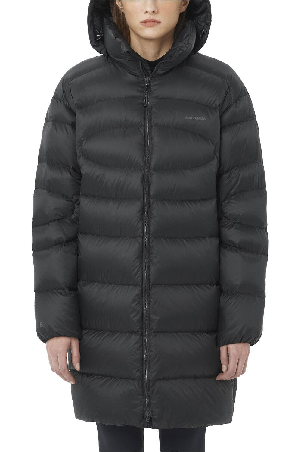 Salomon chaqueta outdoor mujer OUTLINE NOV MID DOWN W vista frontal