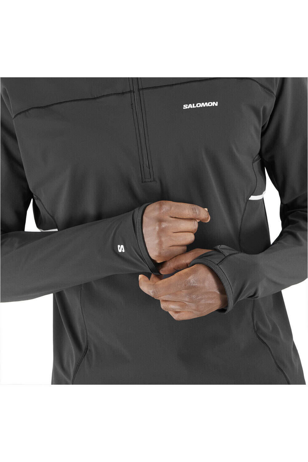 Salomon CHAQUETA RUNNING HOMBRE SENSE AERO HYBRID HZ HD M vista detalle