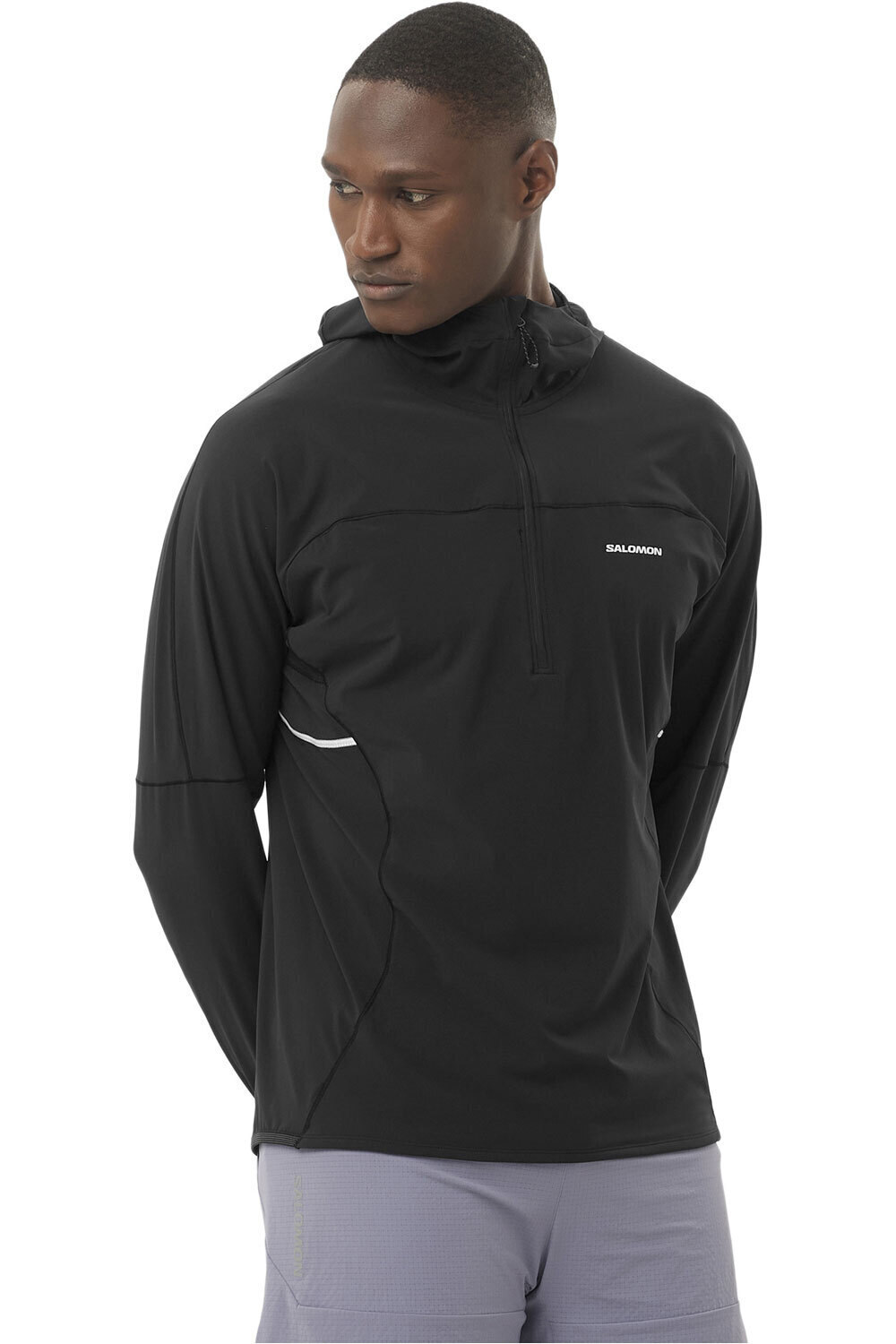 Salomon CHAQUETA RUNNING HOMBRE SENSE AERO HYBRID HZ HD M vista frontal