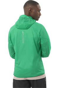 Salomon CHAQUETA RUNNING HOMBRE SENSE AERO WIND JKT M vista trasera
