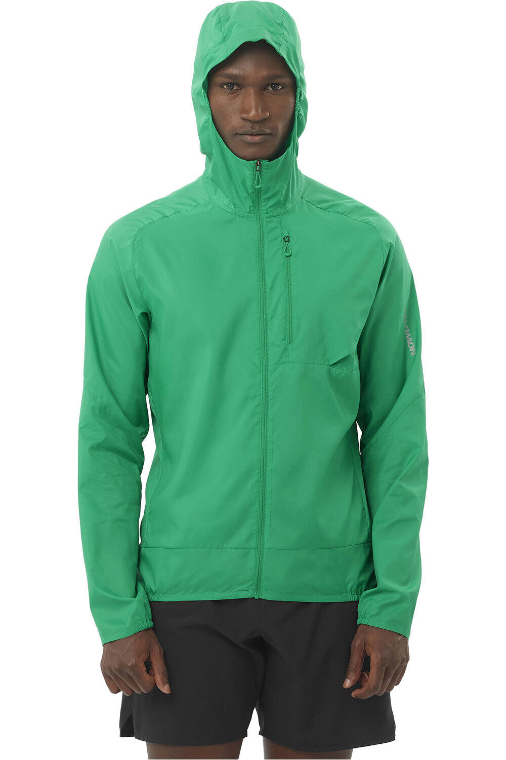 Salomon CHAQUETA TRAIL RUNNING HOMBRE BONATTI CROSS WIND JKT M vista frontal