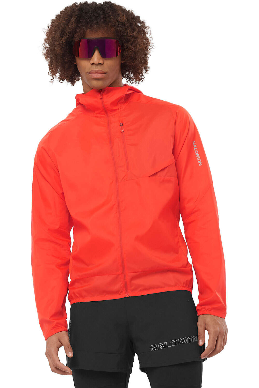 Salomon CHAQUETA TRAIL RUNNING HOMBRE BONATTI CROSS WIND  M vista frontal