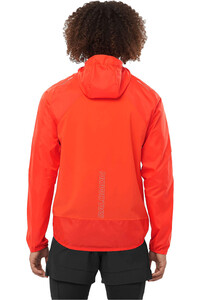 Salomon CHAQUETA TRAIL RUNNING HOMBRE BONATTI CROSS WIND  M vista trasera