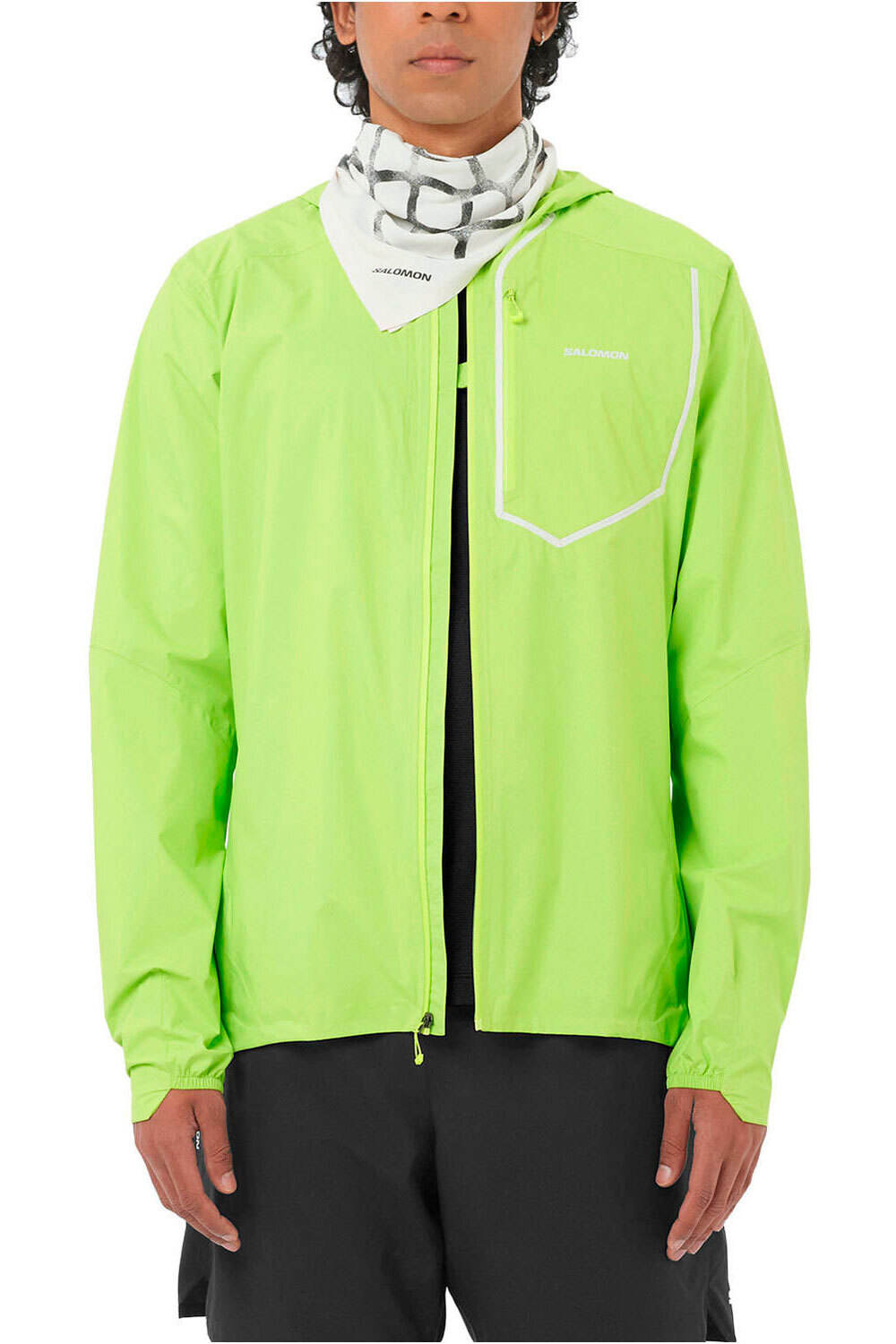 Salomon CHAQUETA TRAIL RUNNING HOMBRE BONATTI PRO JKT M vista frontal