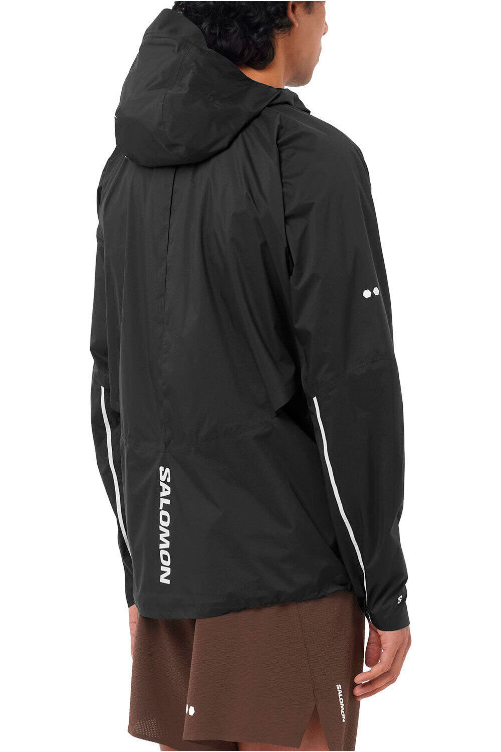 Salomon CHAQUETA TRAIL RUNNING HOMBRE BONATTI PRO JKT M vista trasera