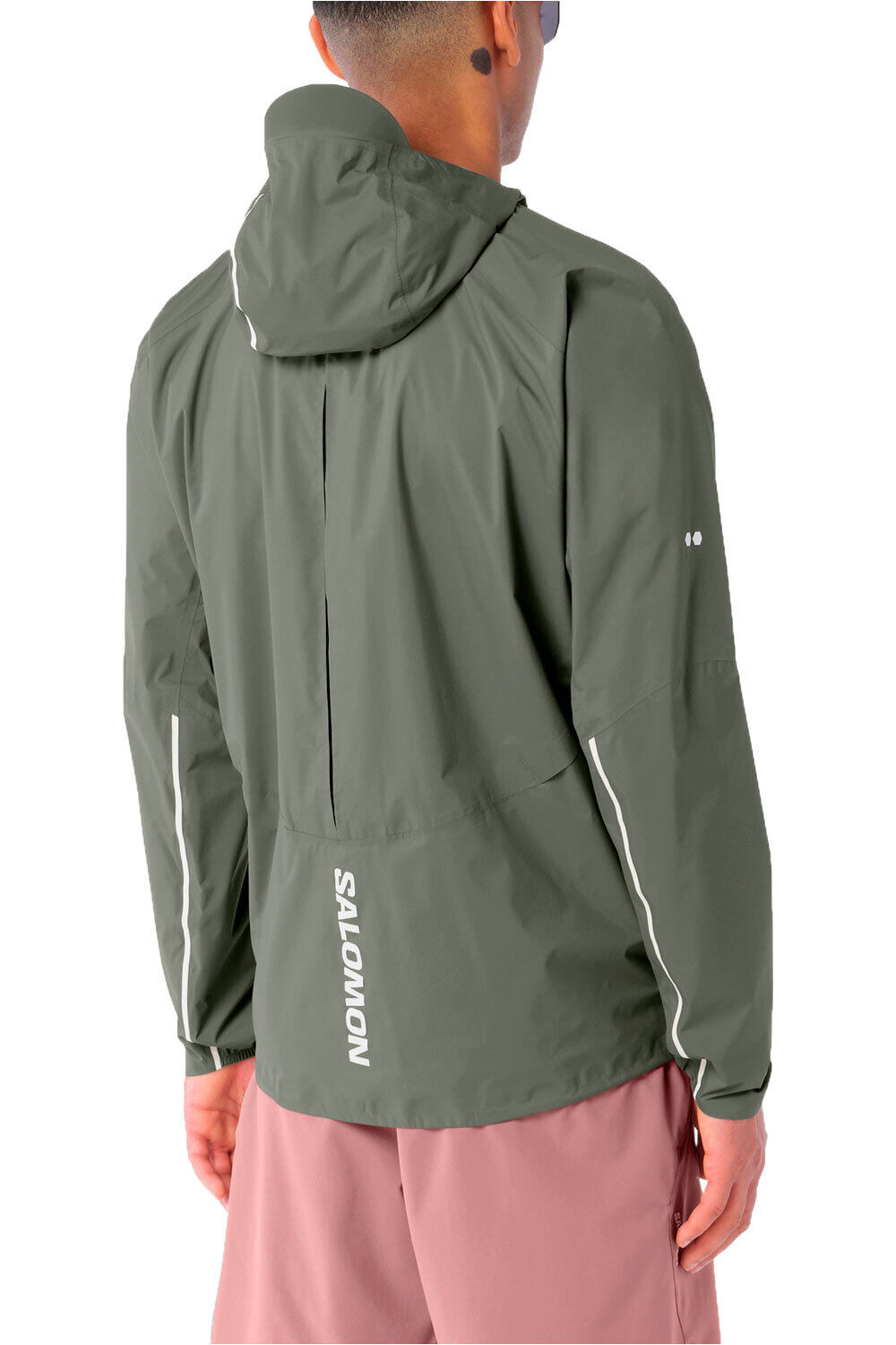 Salomon CHAQUETA TRAIL RUNNING HOMBRE BONATTI PRO JKT M vista trasera