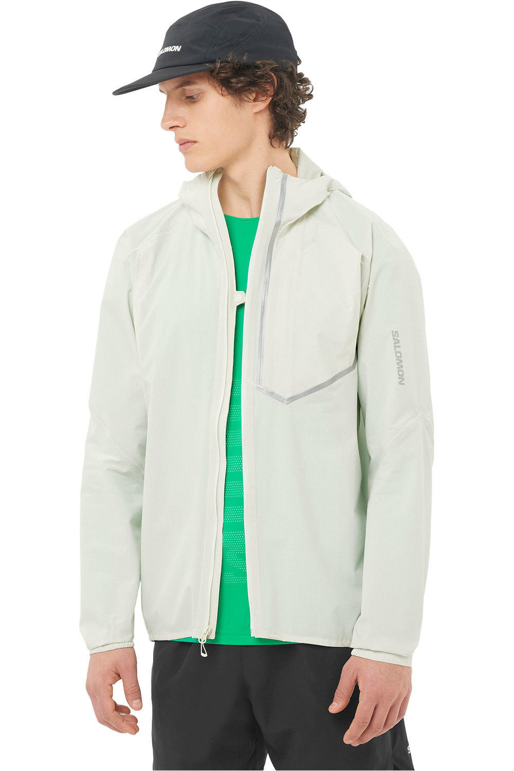 Salomon CHAQUETA TRAIL RUNNING HOMBRE BONATTI TRAIL JKT M vista frontal