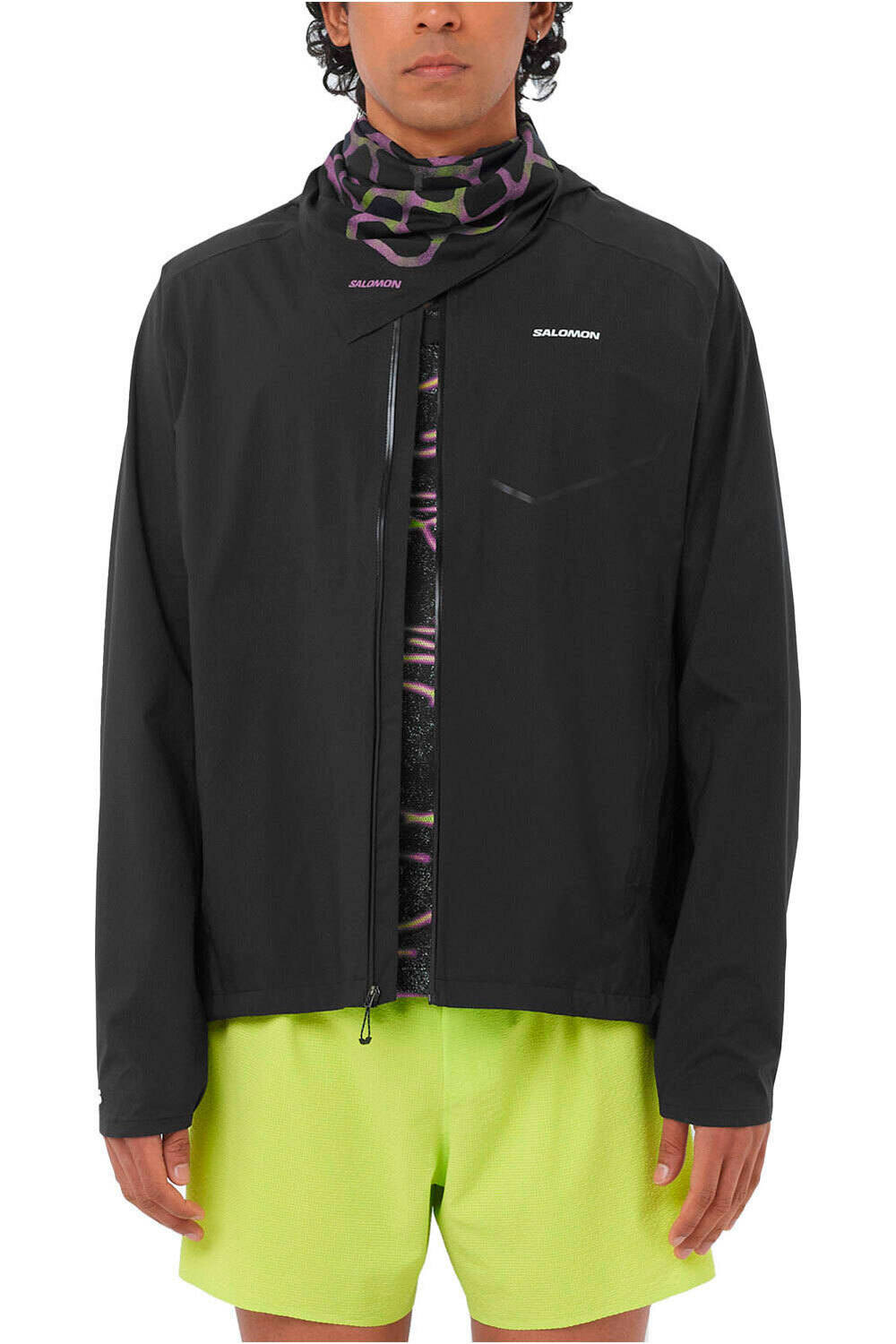 Salomon CHAQUETA TRAIL RUNNING HOMBRE BONATTI WATERPROOF JKT M vista frontal