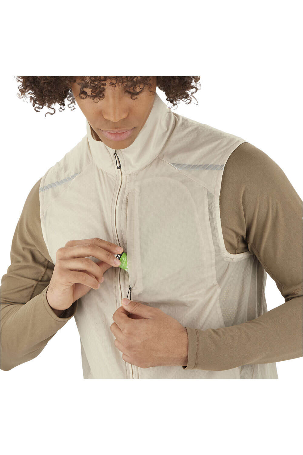 Salomon CHAQUETA TRAIL RUNNING HOMBRE SENSE FLOW VEST M vista detalle