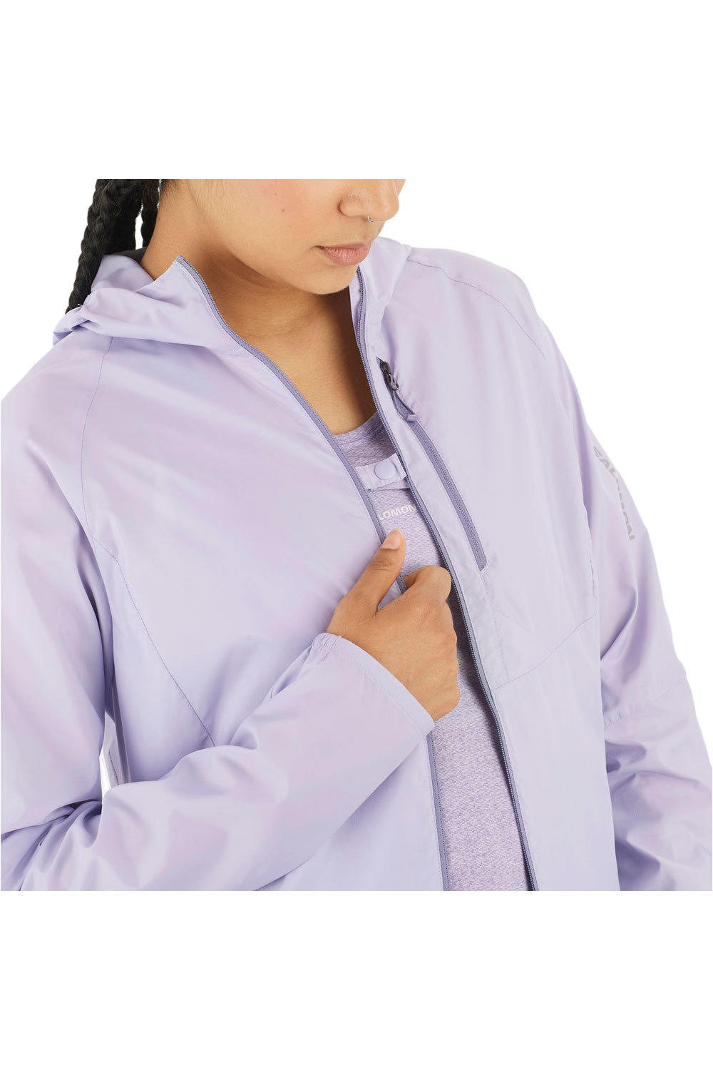 Salomon CHAQUETA TRAIL RUNNING MUJER BONATTI CROSS WIND JKT W 03