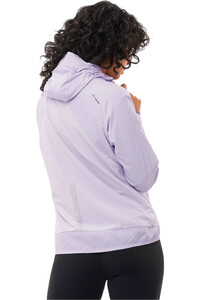 Salomon CHAQUETA TRAIL RUNNING MUJER BONATTI CROSS WIND JKT W vista trasera
