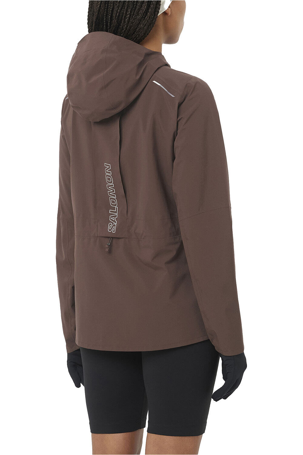 Salomon CHAQUETA TRAIL RUNNING MUJER BONATTI TRAIL JKT W vista trasera