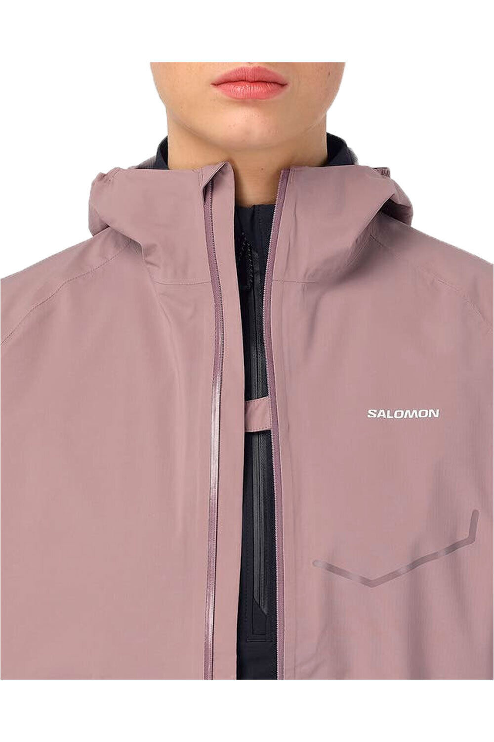 Salomon CHAQUETA TRAIL RUNNING MUJER BONATTI WATERPROOF JKT W vista detalle