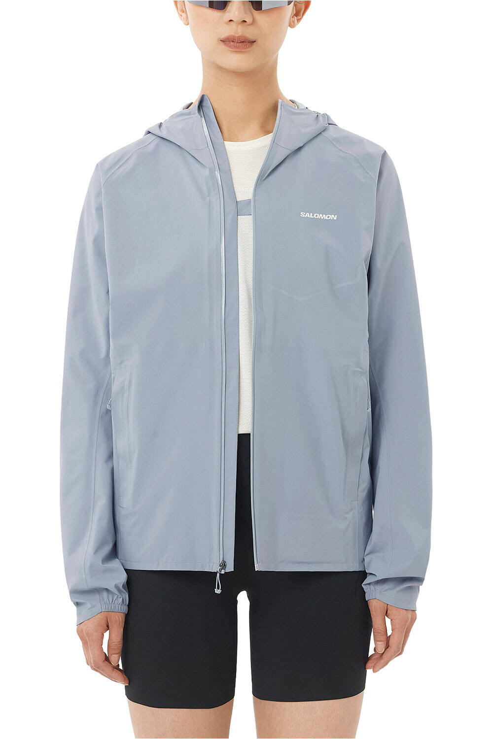 Salomon CHAQUETA TRAIL RUNNING MUJER BONATTI WATERPROOF JKT W vista frontal