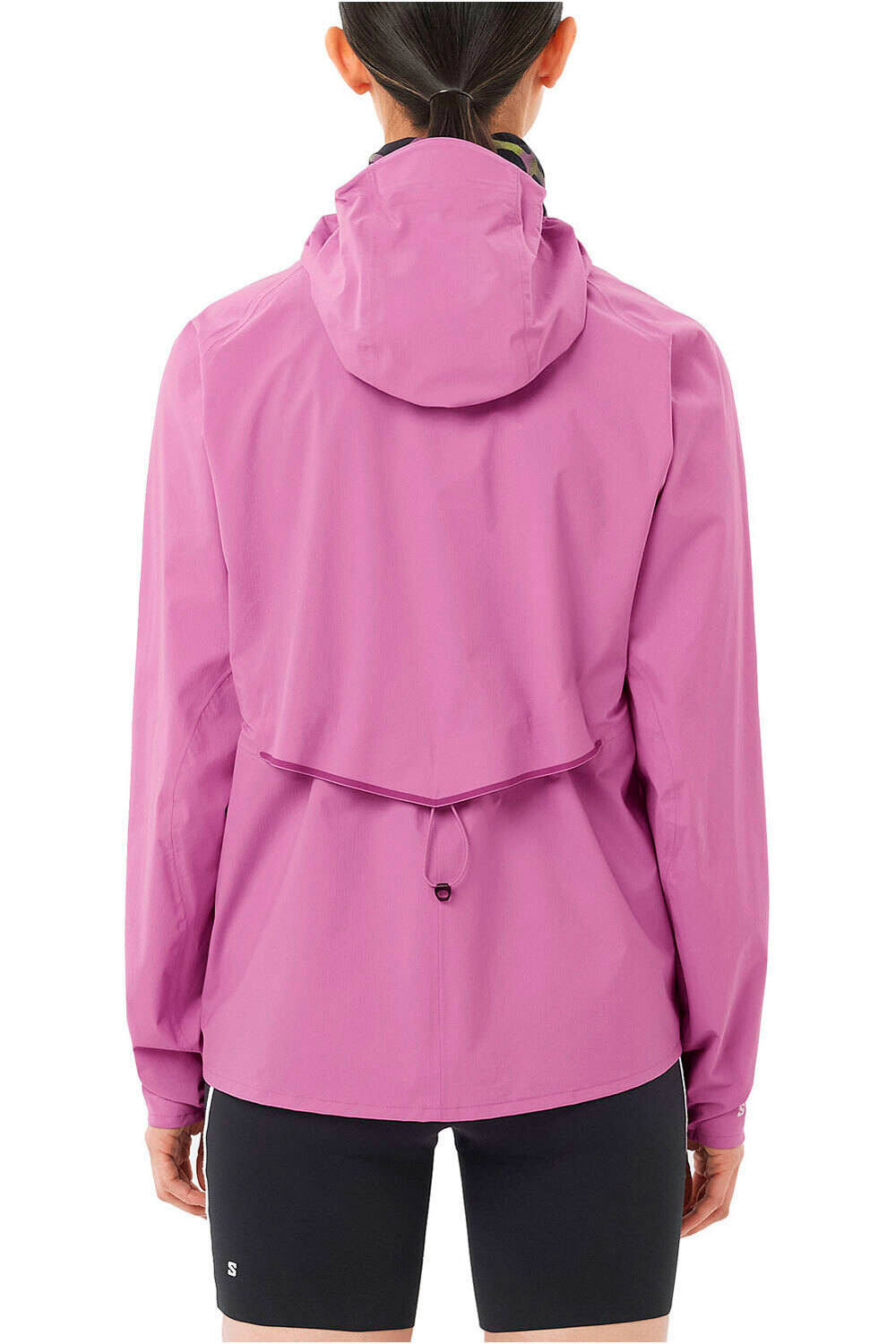 Salomon CHAQUETA TRAIL RUNNING MUJER BONATTI WATERPROOF JKT W vista trasera