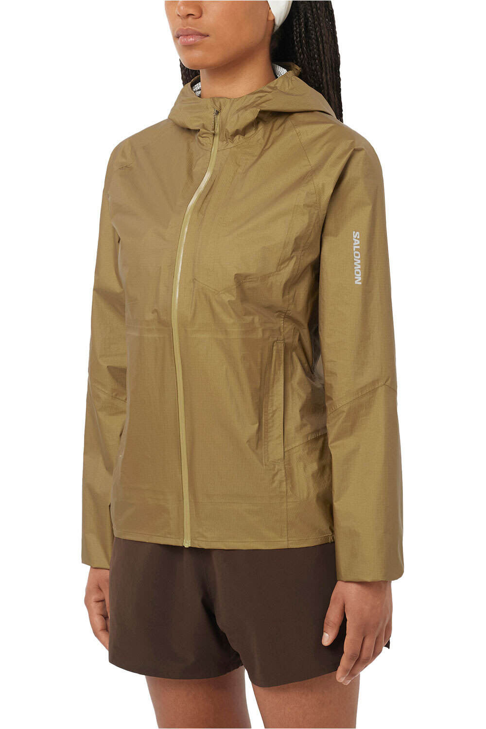 Salomon CHAQUETA TRAIL RUNNING MUJER BONATTI WP JKT W vista frontal