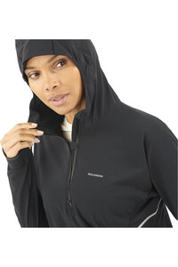 Salomon CHAQUETA TRAIL RUNNING MUJER SENSE AERO HYBRID HZ HD W vista detalle