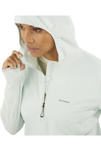 Salomon CHAQUETA TRAIL RUNNING MUJER SENSE AERO HYBRID HZ HD W vista detalle