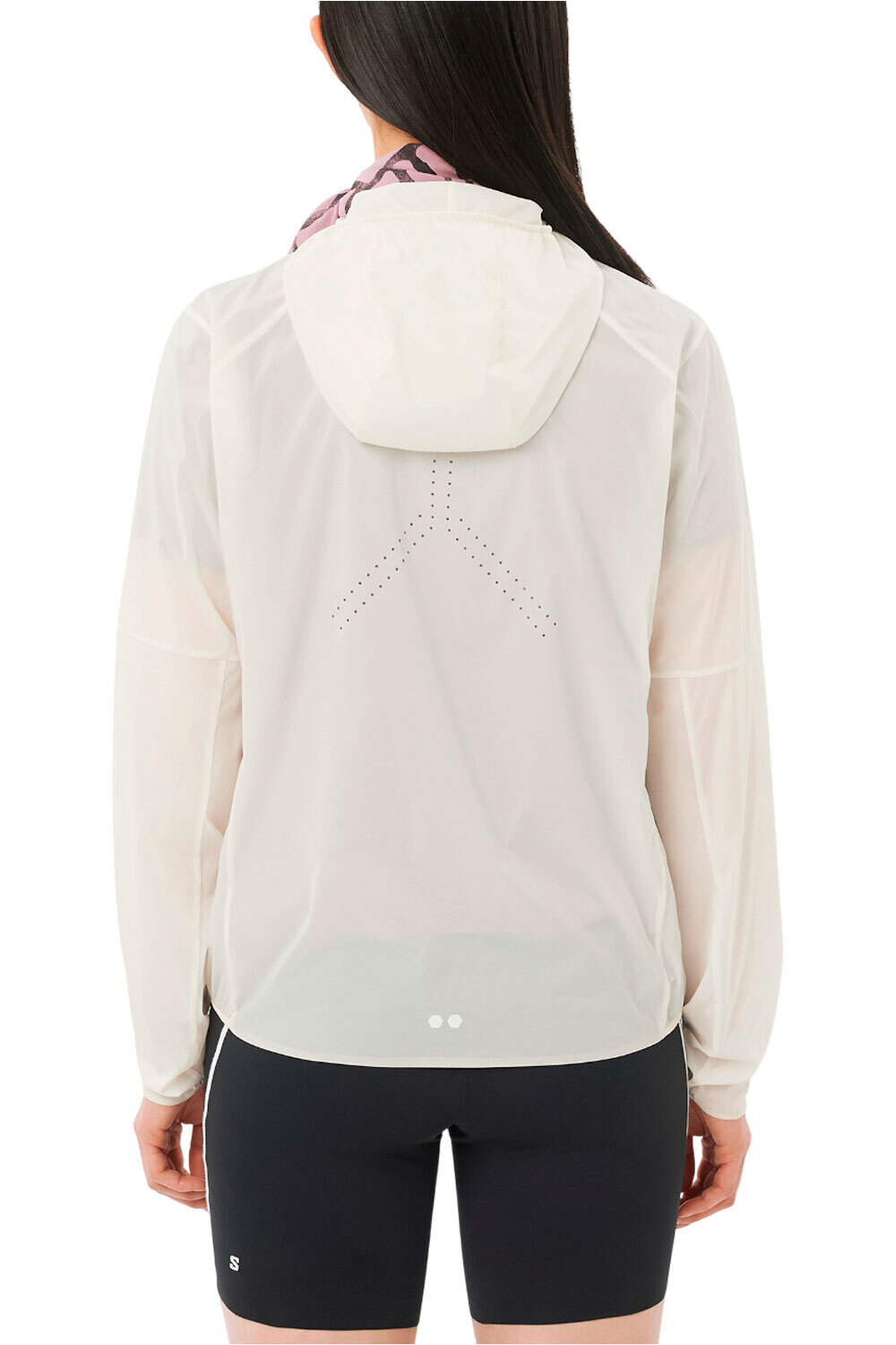Salomon CHAQUETA TRAIL RUNNING MUJER SENSE AERO WIND JKT W vista trasera